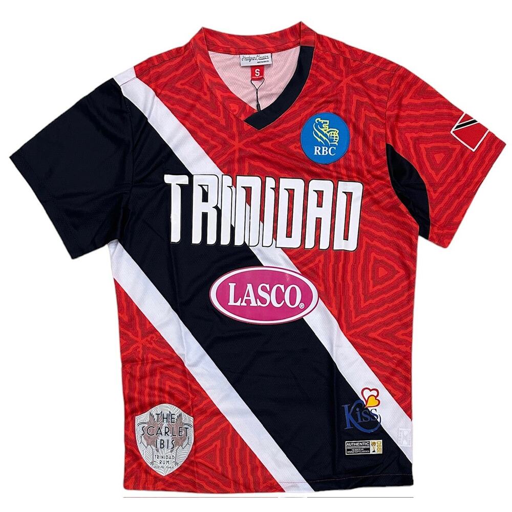 Trinidad International Team Men's Headgear Classics 1990 World Cup Soccer Jersey - Picture 2 of 5